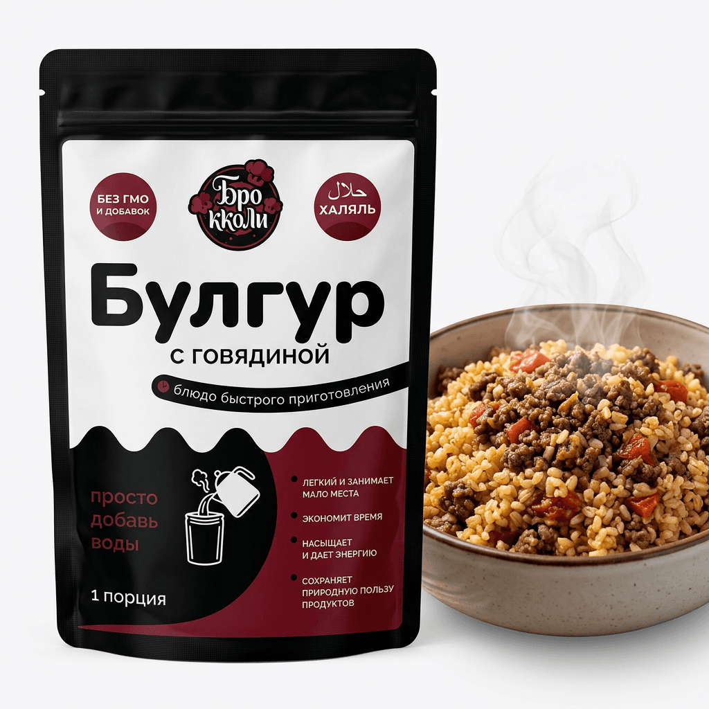Булгур с говядиной