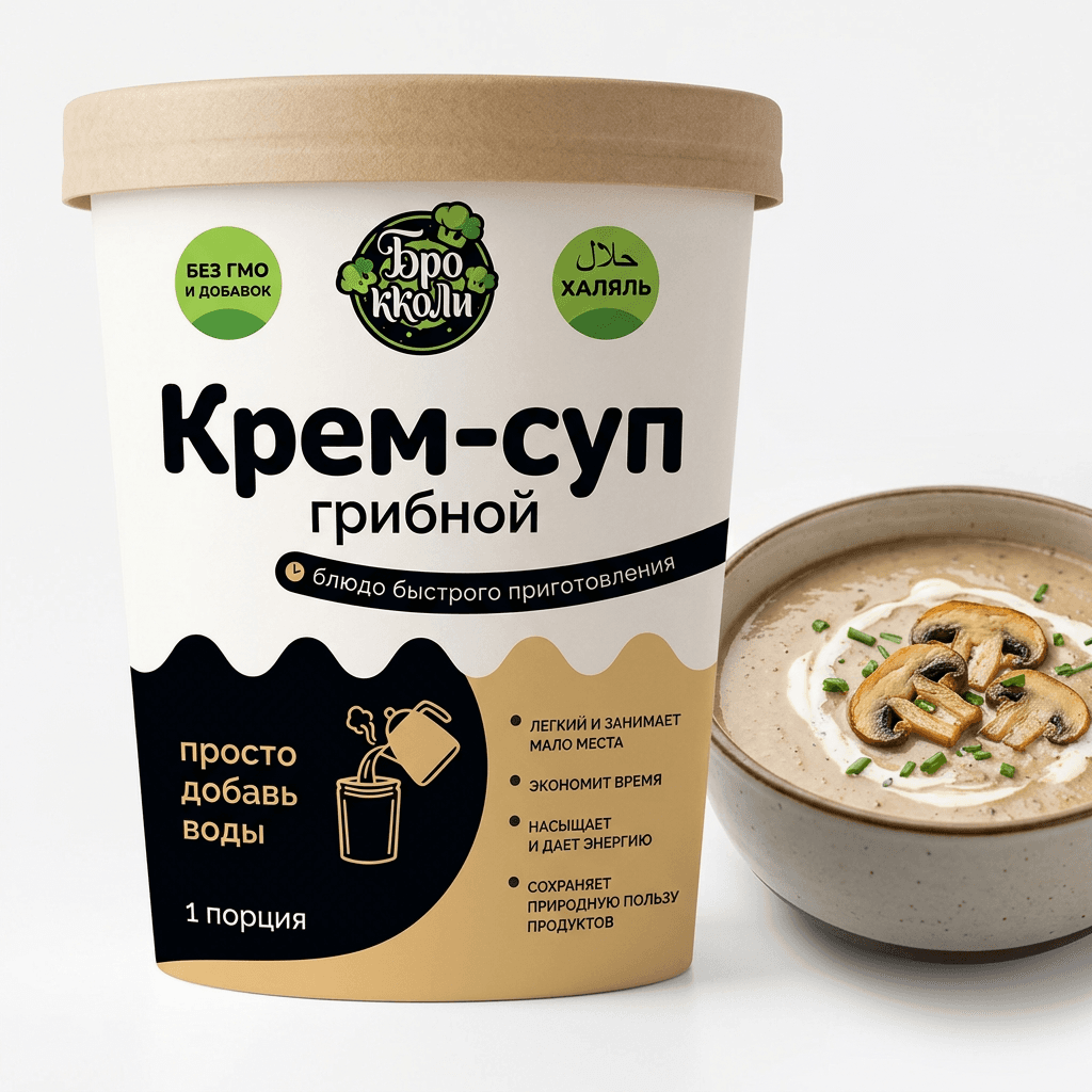 Крем-суп грибной